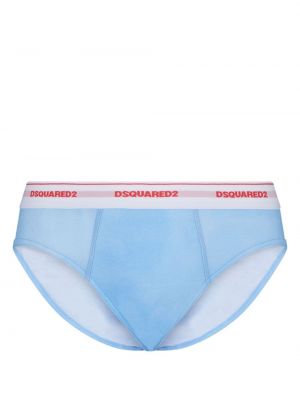 Boxershorts aus baumwoll mit print Dsquared2 blau