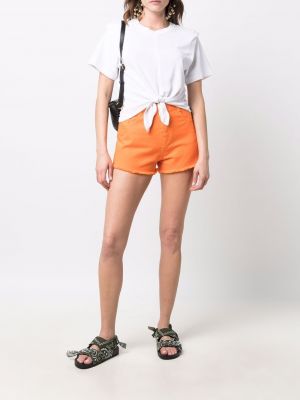 Shorts en jean Kenzo orange