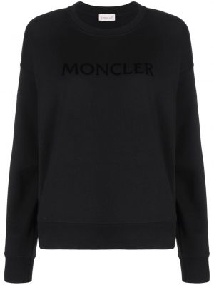 Rund hals sweatshirt Moncler svart