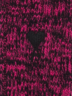 Chaussettes en tricot de motif coeur Ami Paris