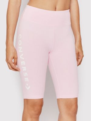 Pantaloncini sportivi Converse rosa