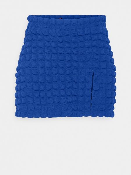 Niebieska mini spódniczka Eckhaus Latta