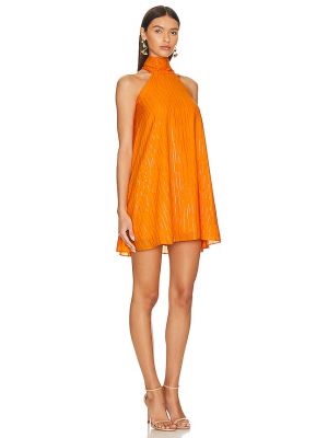 Mini vestido Selmacilek naranja