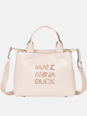 Bolso shopper Mandarina Duck beige