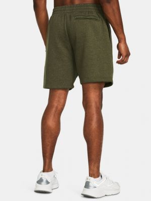 Pantaloni scurți din fleece Under Armour verde