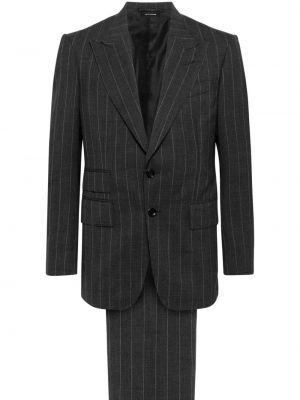 Šedý vlněný oblek Tom Ford