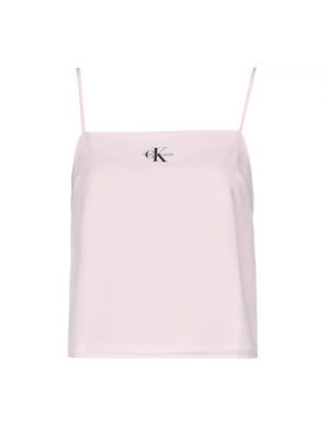 Różowa bluzka Calvin Klein Jeans