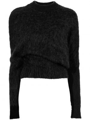 Пуловер с кръгло деколте Proenza Schouler черно