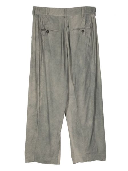 Pantalon à rayures large Ziggy Chen gris