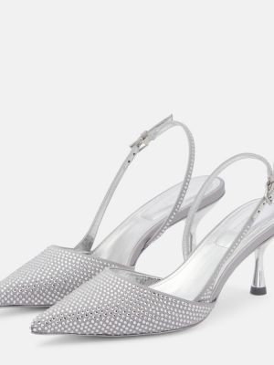 Aukštakulniai slingback Simkhai sidabrinė