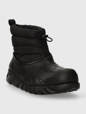 Зимние ботинки Crocs черные