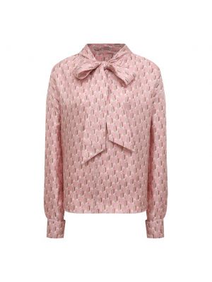 Шелковая блузка Lanvin, розовая