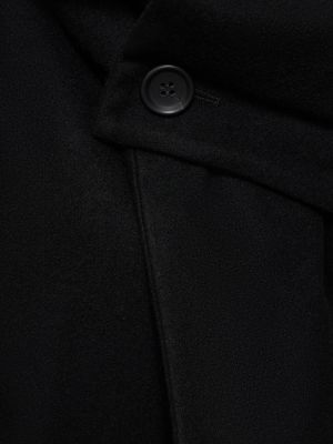 Bunda s kapucí Yohji Yamamoto černá