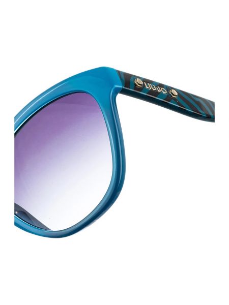Sonnenbrille mit print mit zebra-muster Liu Jo blau