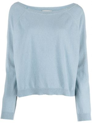 Kašmírový vlnený sveter Semicouture modrá