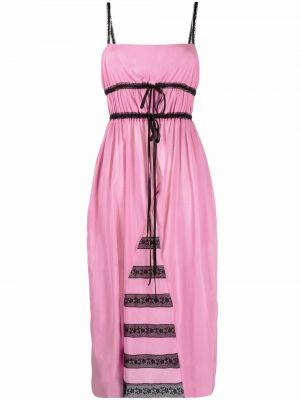 Vestido de encaje Cormio rosa