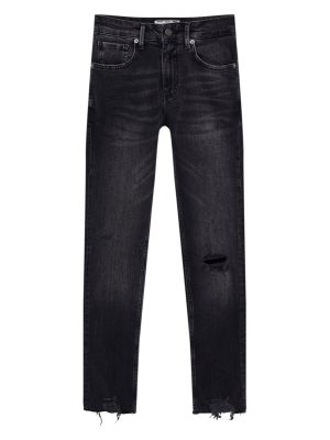 Blugi skinny Pull&bear negru