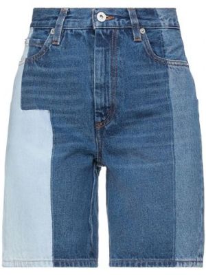 Pantalones cortos vaqueros de algodón Heron Preston azul