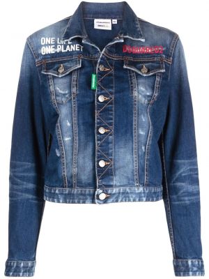 Jeansjacka Dsquared2 blå