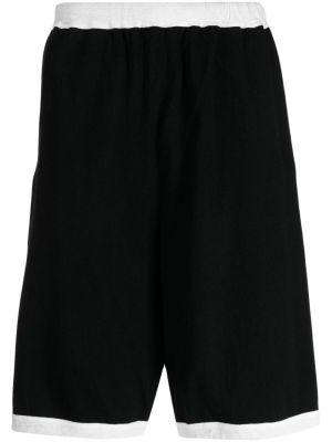 Shorts de sport en coton Undercover noir