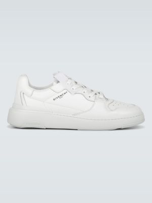 Sneakersy skórzane Givenchy białe
