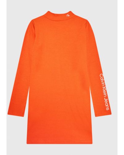 Calvin Klein Jeans Hétköznapi ruha IG0IG01811 Narancssárga Regular Fit