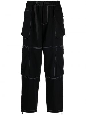 Карго панталони с джобове Bonsai черно