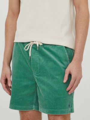 Вельветовые шорты Polo Ralph Lauren зеленые