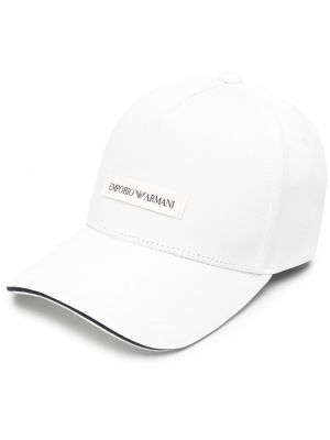 Cappello con visiera Emporio Armani bianco
