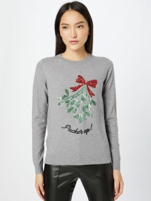 Меланжов пуловер Fashion Union