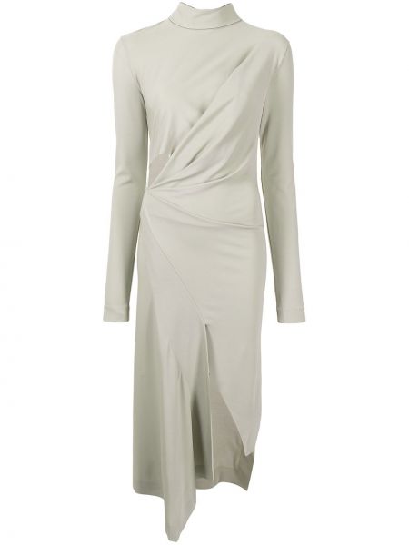 Sukienka slim fit asymetryczna Off-white