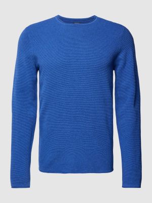 Dzianinowy sweter Mcneal niebieski