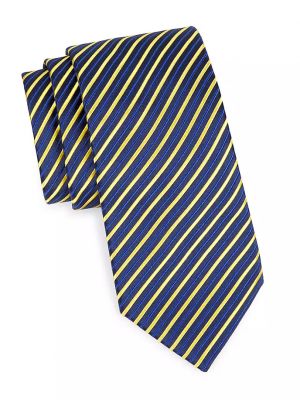 Шелковый галстук в полоску Charvet
