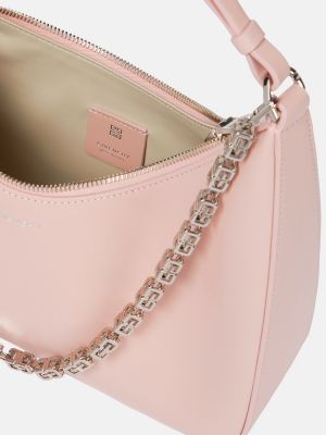 Borsa a spalla di pelle Givenchy rosa