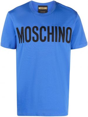 T-shirt Moschino blå