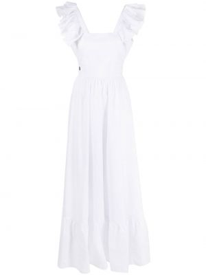 Dlouhé šaty Philipp Plein bílé