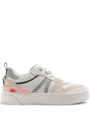 Baskets en cuir en mesh Lacoste blanc