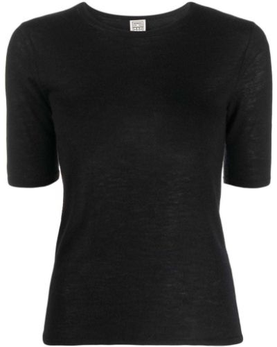 Kašmira t-krekls Toteme melns