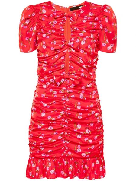 Φλοράλ μini φόρεμα με σχέδιο Rotate κόκκινο