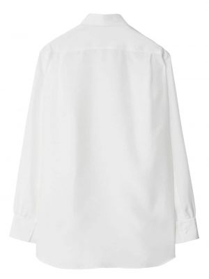 Šilkinė marškiniai Burberry balta