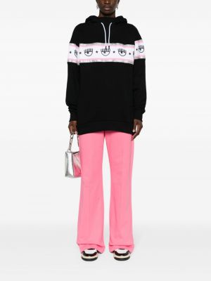 Sportovní kalhoty s výšivkou Chiara Ferragni růžové