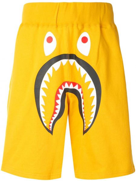 Pantalones cortos deportivos A Bathing Ape® amarillo