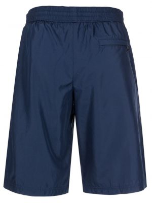 Shorts avec applique Dolce & Gabbana bleu
