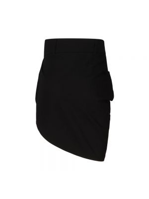 Mini falda de algodón Jacquemus negro