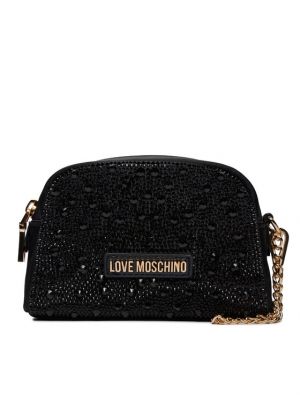 Kozmetička torbica Love Moschino crna