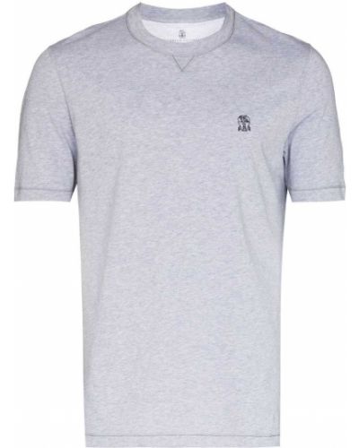 T-shirt Brunello Cucinelli grå