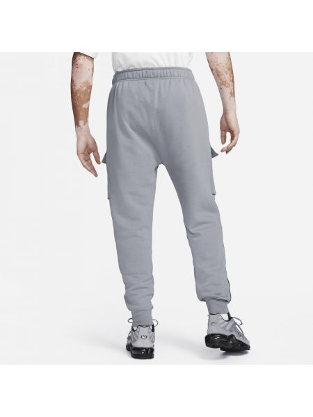 Серые флисовые брюки карго Nike