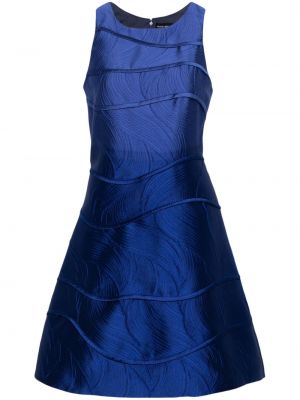 Koktejlové šaty bez rukávů Giorgio Armani modré