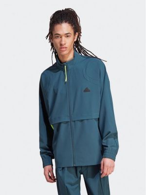 Priliehavá prechodná bunda Adidas zelená