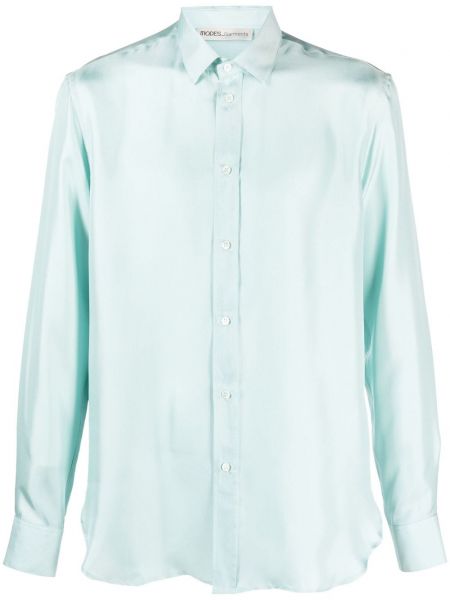 Svilena srajca z gumbi Modes Garments